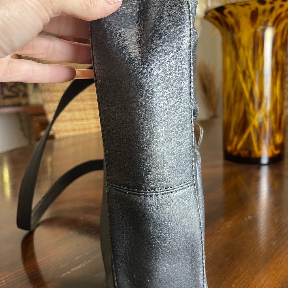 HOBO Charcoal Leather Shoulder Bag - Picture 8 of 8